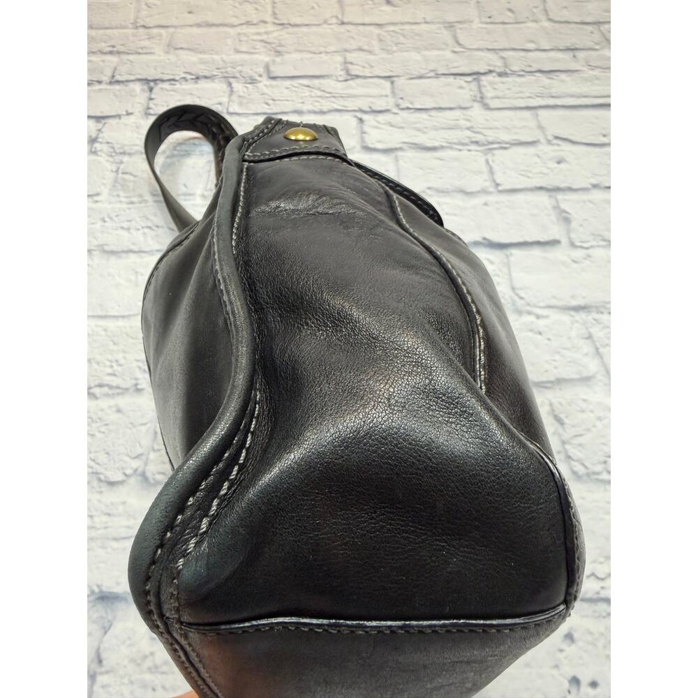 COACH Black Bleecker Legacy Tattersall Shoulder Bag F0769-11419 Antique Brass - Picture 11 of 15
